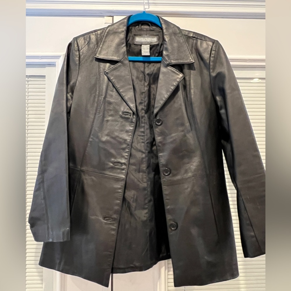 Leather Blazer